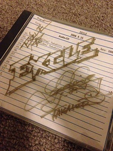 Amazon Exile Takahiro 直筆サイン デモcd付き アイドル 芸能人グッズ 通販