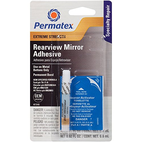 Permatex 81840 Rearview Mirror Adhesive Kit