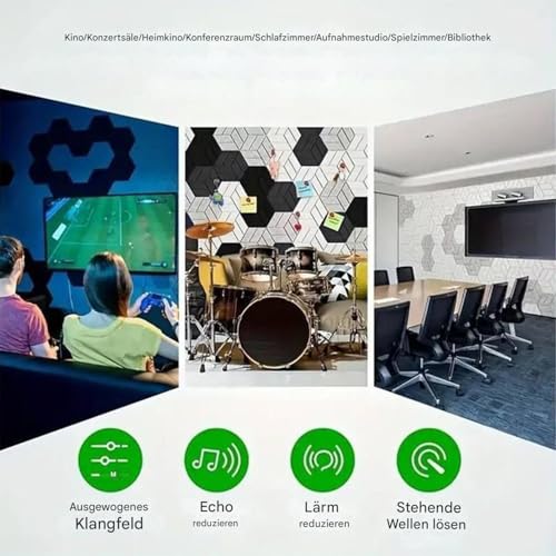 Panneau d'isolation acoustique multifonction pour l'écho du home cinéma - 4
