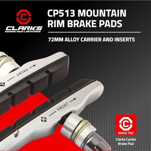 Clarks CP513 MTB V-Brake Brake Pad w/Insert2