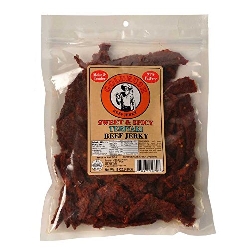 Gold Rush Premium Jerky 15 Oz. (Sweet & Spicy Teriyaki)