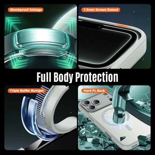 Image of Symcele Designed for iPhone 17 Pro Case, Calke Green