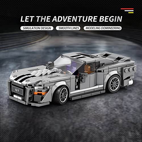 Zylegen Shelby Gt500 Building Toy For Boy Teen Gift Giving Or Collection,Collectible Sports Car Technology Car Building Kit,Diy Toys For Boys Age 3-12(476Pcs) #TOP4
