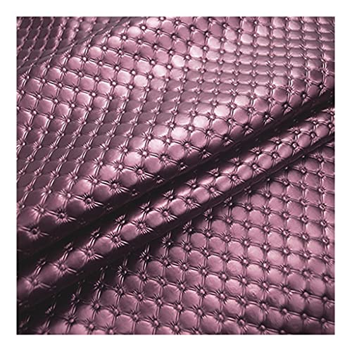 Tissu en simili cuir imperméable violet souple 0.8 mm pour réparer canapé et sièges