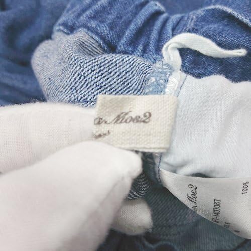 &Theta; SM2 サマンサ モスモス デニムパンツ サイズF ブルー系 レディース E