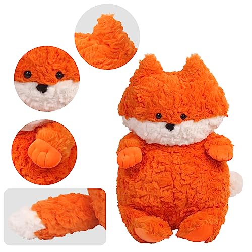 Soft Stuffed Animal Funny Pillow:cute Fox Plush Sleeping Hugging Pillow For Kids Pillow Kitten Dolls Plush Toy Cuddly Gift For Girls Sense Of Humor(17.7In) #TOP1