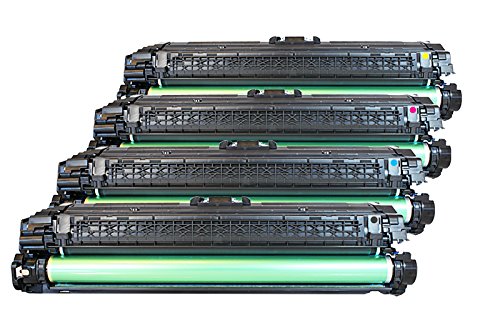 Lot de toners HP CE270A reconditionnés pour LaserJet Enterprise M750n