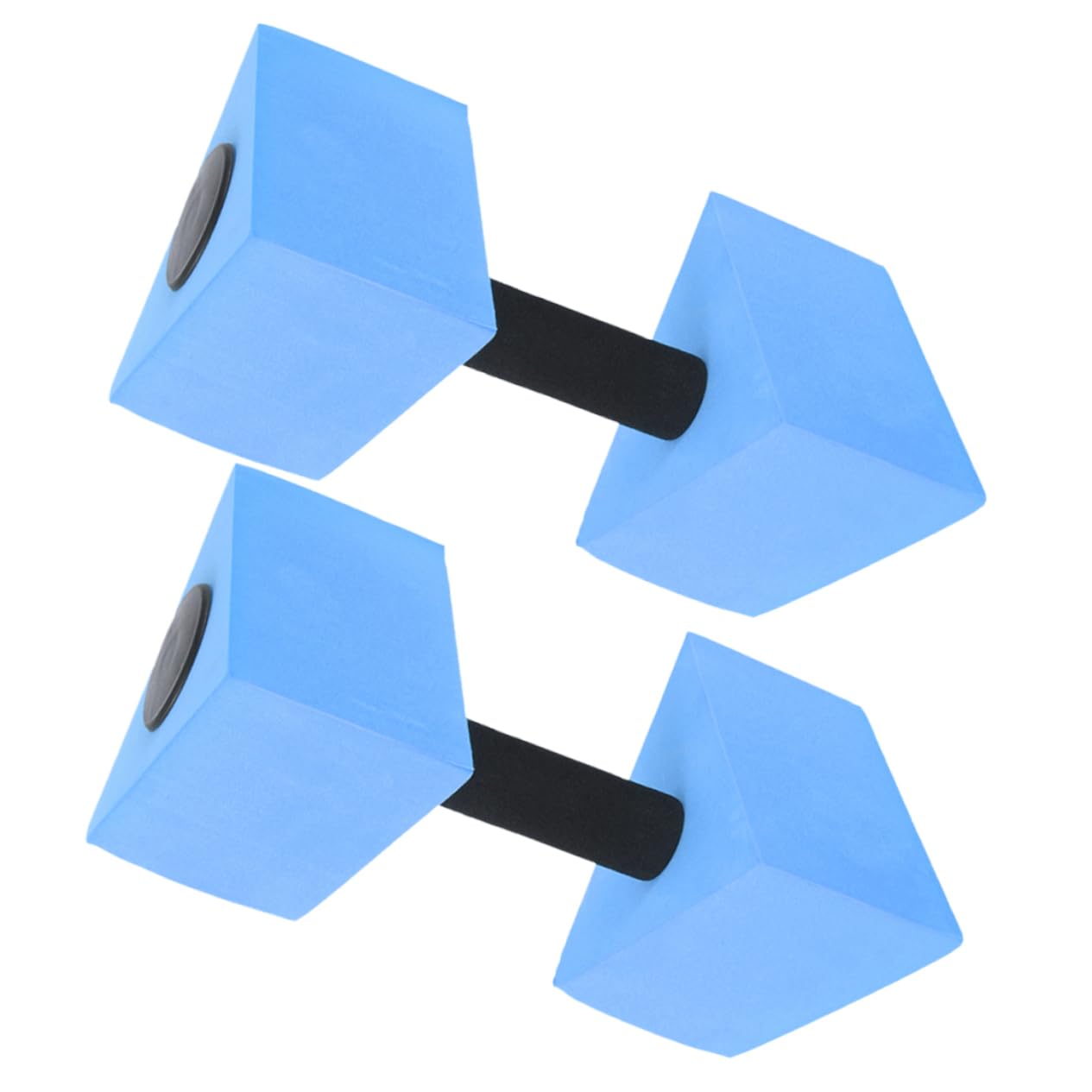 2pcs Triangle Water Weights for Pool Exercise EVA Water Dumbbells for Full Body Aquatic Workout Strengthen Core Back