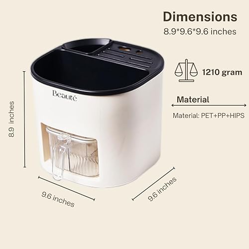 Miniatura 6 de Organizador de cocina giratorio, organización de cocina, soporte para utensilios, organizador de cubiertos y cuchillos, estante de secado,