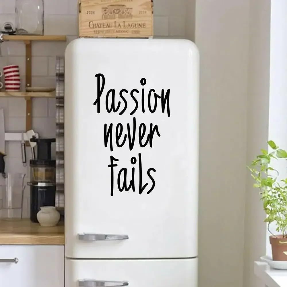 Beauty Passion Never Fails Waterproof Wall Stickers Home Decor for Kids Rooms Decoration Background Wall Art Decal M 28cm X 44cm