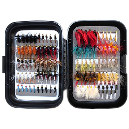 Flyafish Vintage Wet and Dry Fly Fishing Lure Stream Trout Fishing (color1)