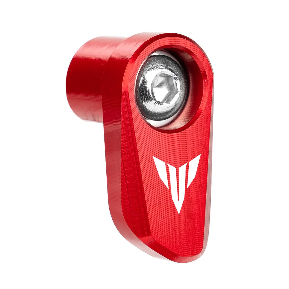 Lot de 2 capuchons de protection de capteur ABS pour moto MT07 MT09 MT03 MT-09 MT-07 MT-03 CNC - Accessoires (rouge)