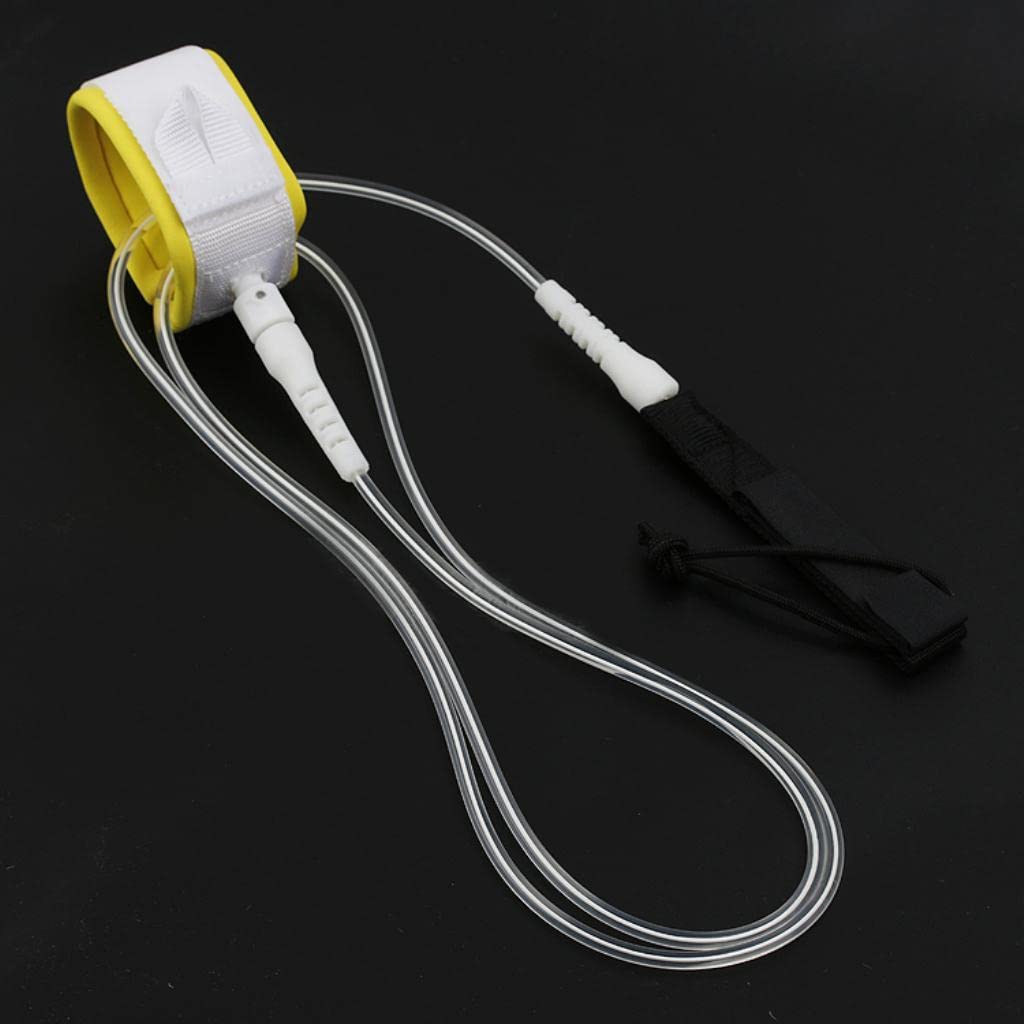 Amagogo Leash per Tavola da Surf, Corda per Gamba da Surf, Resistente 6 Mm con Doppio Moschettone Antiruggine