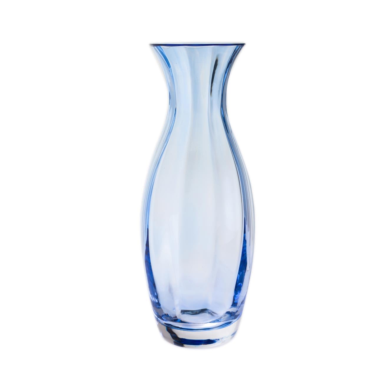 Dartington Crystal Iron Blue - Artisan Vase (, Slim)