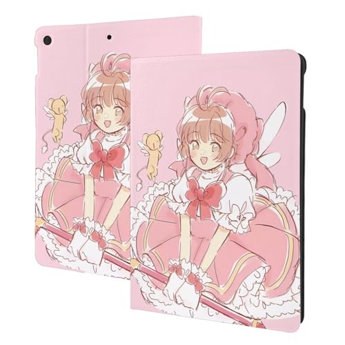 Compatible with カードキャプターさくら iPad 第10世代 ケース (2022年) iPad 10.9 ケース iPad 10.9インチ iPad 10.9 カバー 10世代ケース PUレザー スマートカバー オートスリープ機能 (10.