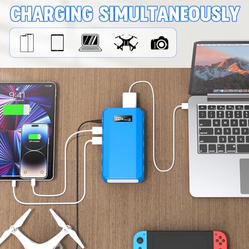 Image of Portable Power Station with AC Outlet 120V, 24000mAh Laptop Charger Bank
