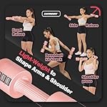 EAST MOUNT Adjustable Dumbbells 5 lb Dumbbells Set of 2 / Pair 10 lb Total Free Weights 6 in 1 Women Hand Weights for Home,Office,Gym Exercise Training 2lb 3lb 4lb 5lb Fast Adjust - Image 4