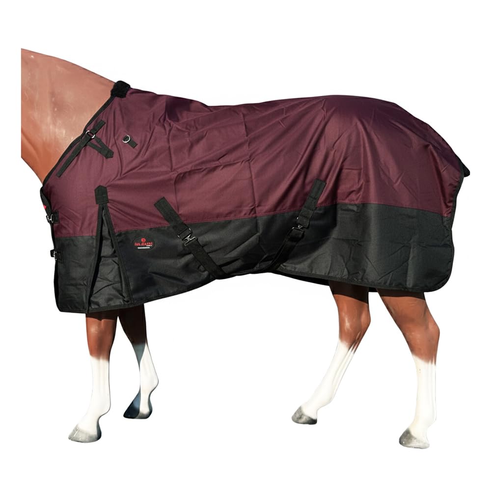 HILASON 1200D Turnout Light Winter Waterproof Rain Sheet Horse | Sheets for Horses