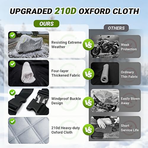 Funda Motocicleta para Honda Bros 400 NC25 | Funda Moto ieve Exterior con Banda Reflectante para Antigranizo A Prueba De Polvo, Protección UV Y contra La Lluvia