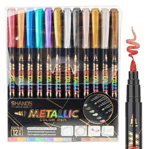 12 Couleurs Feutre Tatouage Temporaire Marqueurs de Tatouage Temporaires Feutre Tatouages Kit pour Garçons Filles Carnaval, Halloween, Fête D'anniversaire