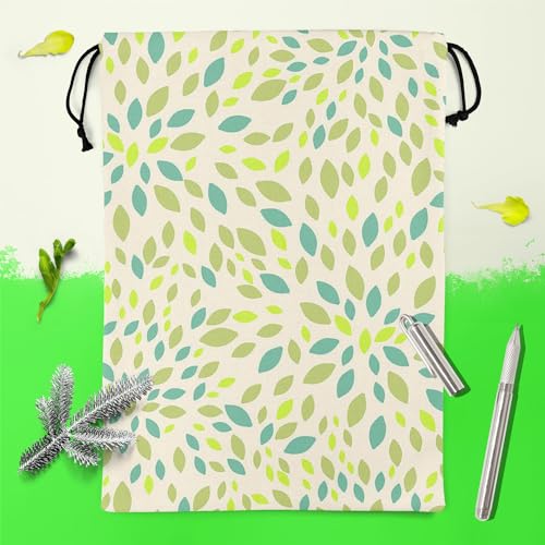 Image of ArtzFolio Leaf Texture | Reusable Sack Bag | Bag for Gym, Storage, Vegetable & Travel