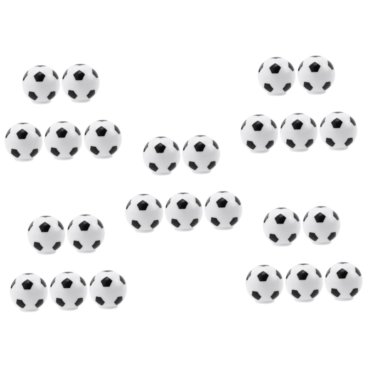 Tofficu 25 Piezas Pomos de Fútbol para Tiradores Anticolisión para Armarios y Decoración para Habitaciones Infantiles