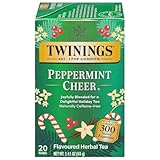 Twinings Peppermint Cheer Tea, 20 Bags (1 Pack)