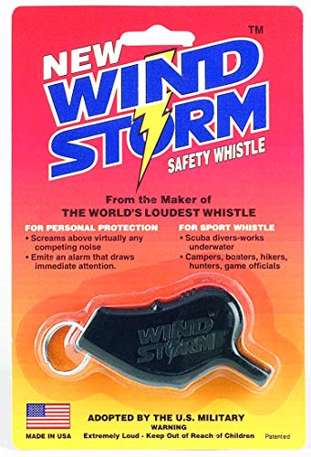 Windstorm Whistle Black
