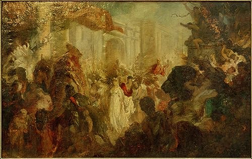 Impression d'art Procession d'un Romain de Hans Makart toile premium salon 60x90