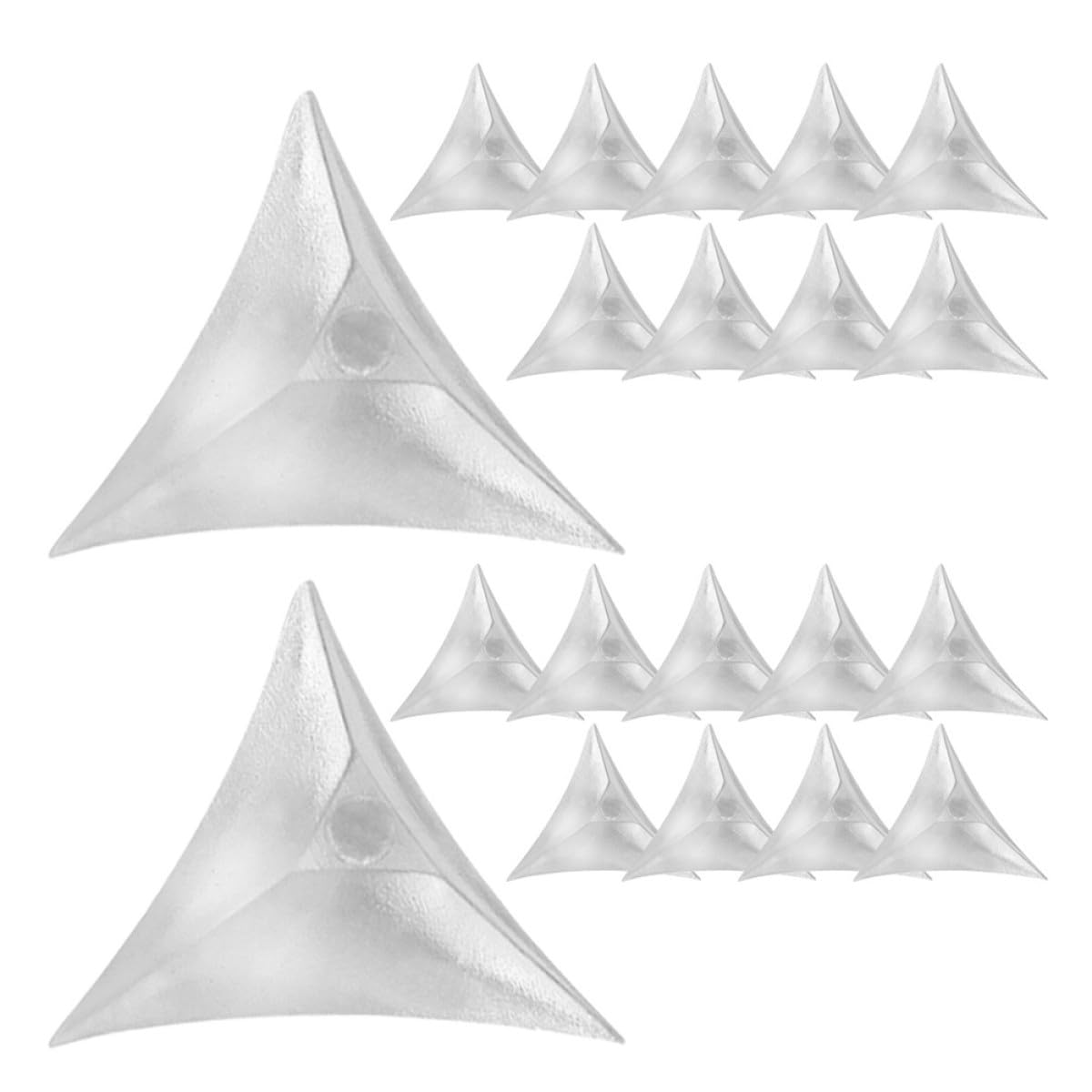 CLISPEED Stair Dust Corners 200Pcs Triangular Corner Guards for Stairs Cabinets and Drawer Protection Uk