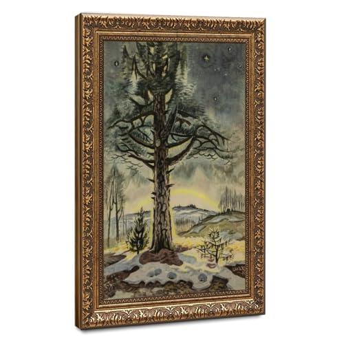 Toile l'aube de la fin de l'hiver Burchfield pour décorer un salon chaleureux
