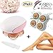 BeBeauty Painless Legs Hair for Women Rechargeable Instant Hair Remover Shaver Trimmer for Body Arm Legs Good Finishing Wet & Dry Prone to Cuts Epilator with Extra Replacement Heads. As Seen ON TV