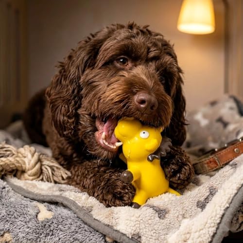 Juguete mordible y sonoro para perros de látex LOGOFUN miniatura 4