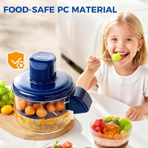 Image of SPIREX Automatic Grape Peeler Machine, Electric Garlic & Cherry Tomato Peeler Skin Remover Tool for Small Fruits, Effortless Peeling for Home Kitchen