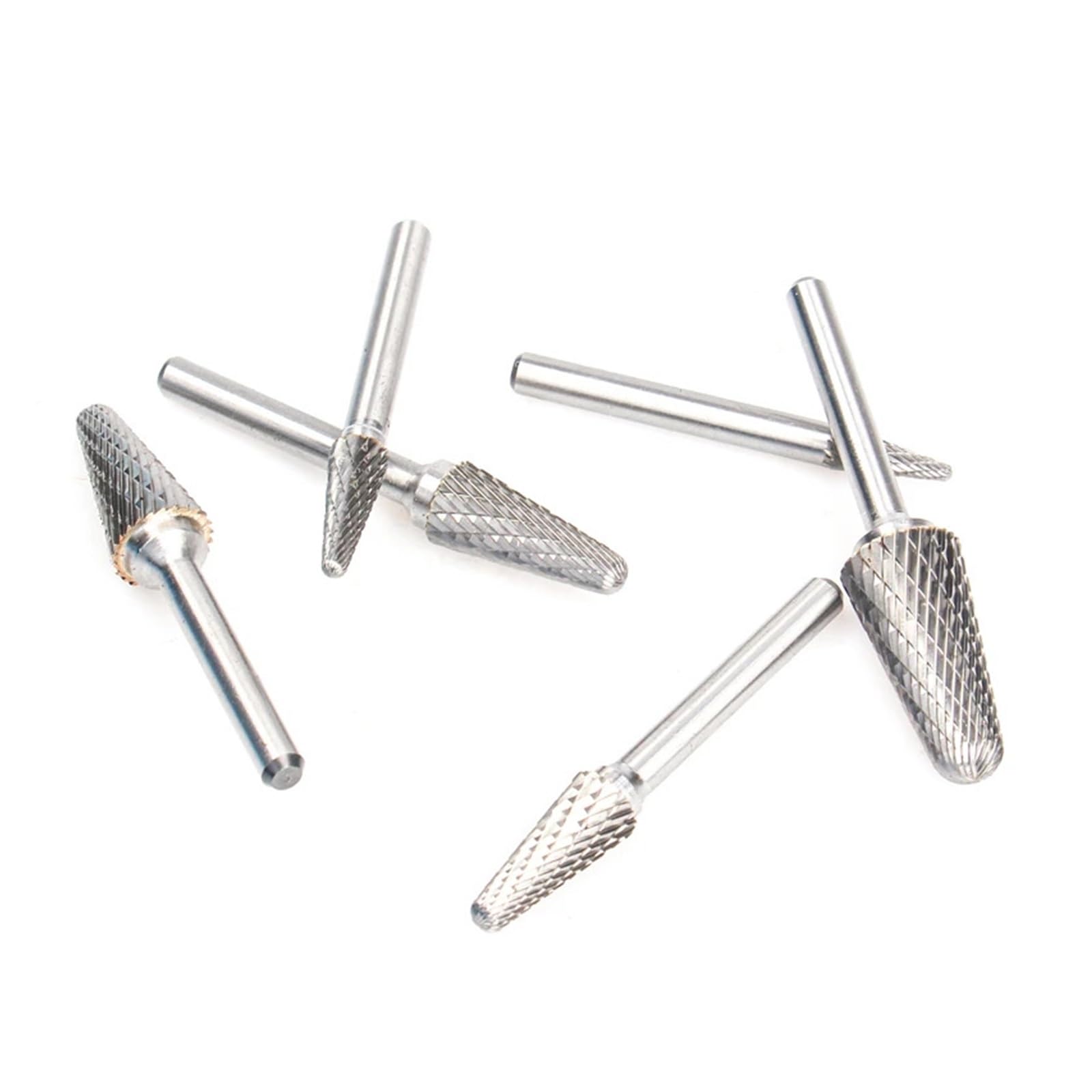 1/6 szt. YG8 pilnik obrotowy ze stopu LX typ podwójne gniazdo stalowa rzeźba w drewnie głowica szlifierska twardy frez metalowy do miedzi
