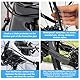 QUIIEOSKIA 6 StückFahrrad Schutzfolie, Rahmenschutzfolie Fahrrad Lackschutzfolie Transparent, PVC Fahrrad Rahmen Schutz Fahrradrahmenschutz Aufkleber für Fahrrads MTB Mountainbike Lackschäden Rahmen