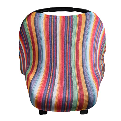 Image of Copper Pearl Nursing Cover for Breastfeeding - Multi-Use Baby Car Seat Cover, Stroller Cover & Breast Feeding Cover Up for Women, Stretchy Breathable High Quality Cover for Boy or Girl, Serape