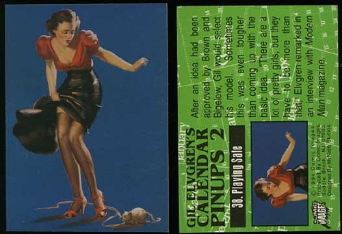 Gil Elvgren's Calendar Pinups 2 (1994 Trading Card #38)
