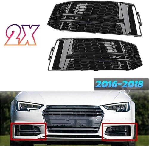 Montaje parrilla de coche y luces antiniebla para A4 S4 B9 Sport 2016-2018 (2 unidades) 3
