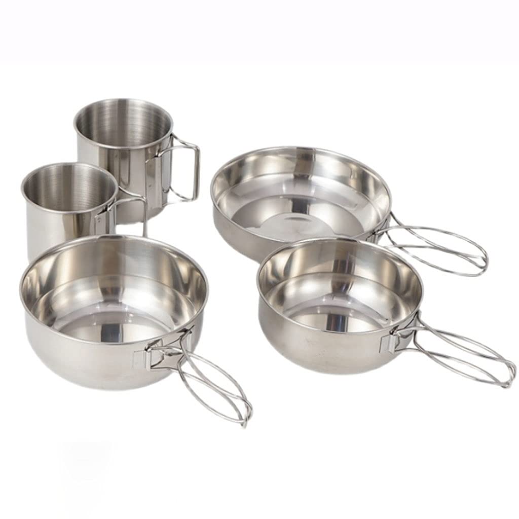 YYDS Camping al aire libre portátil camping kit ligero sartén para mochilero campamento accesorios equipo conjunto al aire libre e interior vajilla conjunto aventuras picnic