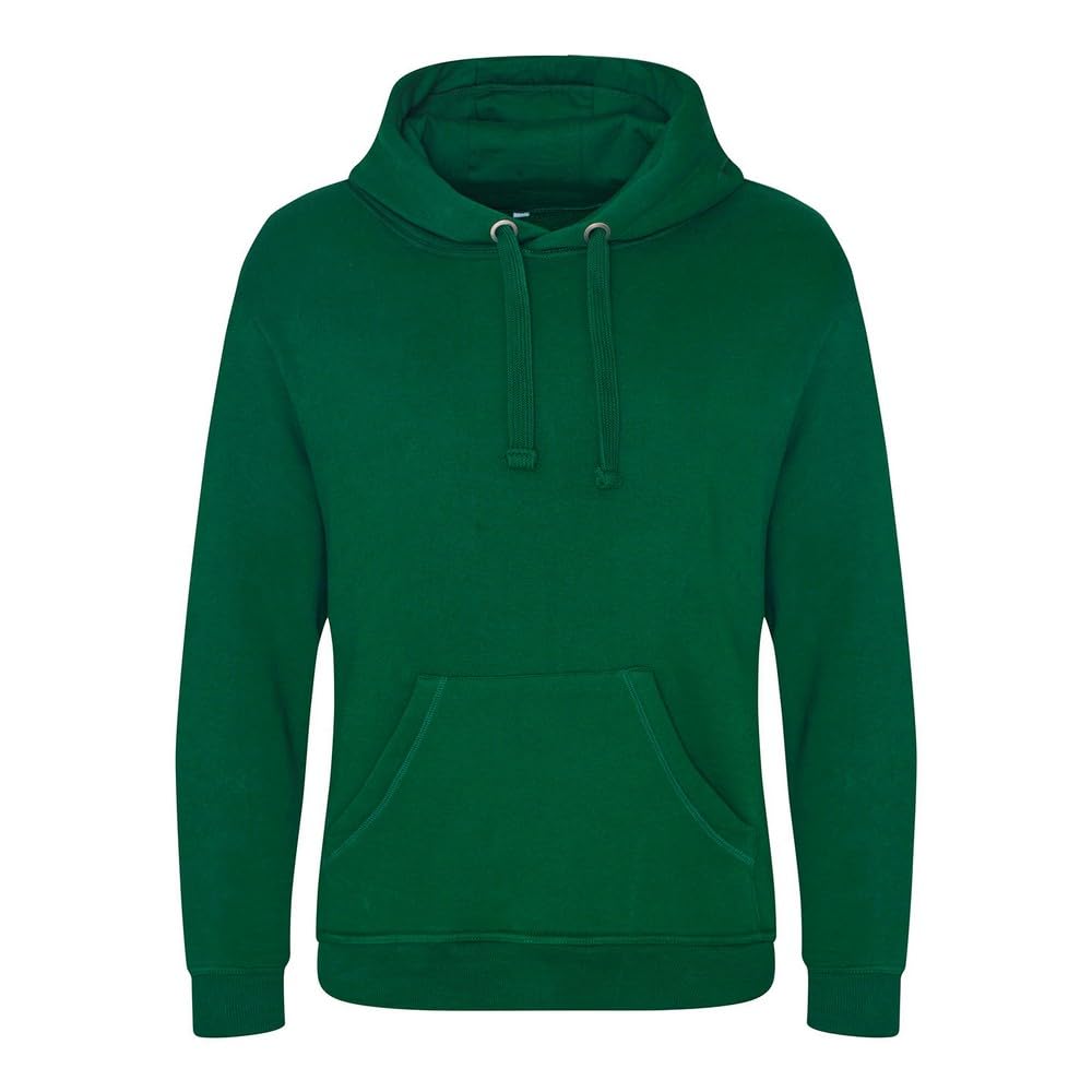 AWDis Just Hoods JH101 Heavyweight Hoodie - Bottle Green - L
