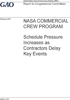 NASA COMMERCIAL CREW PROGRAM Schedule Pressure Increases as Contractors Delay Key Events