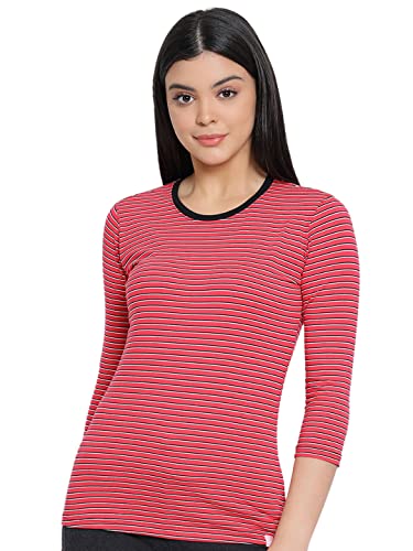 Image of Lyra Women's Cotton Regular Fit T-Shirt