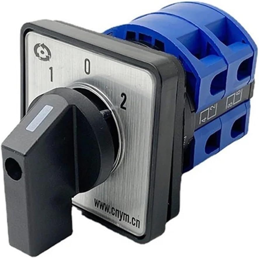 YMW26-25/2 Rotary selector 25A 2-Pole 3-bit Control Motor Circuit Conversion LW26 LW28 LW39B cam Switch(0-1-2-3-4)