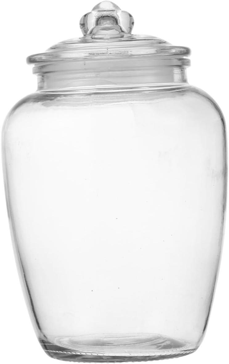 POPETPOP Large Capacity 2200ml Glass Sealing Container Jar Honey Storage Canister for Kitchen Food Preservation and Pickle Storage