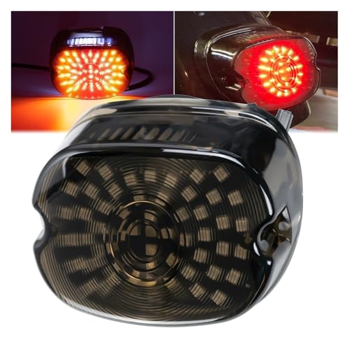 Feu arrière LED moto 12V à 60 LED avec clignotants intégrés profil bas - 3