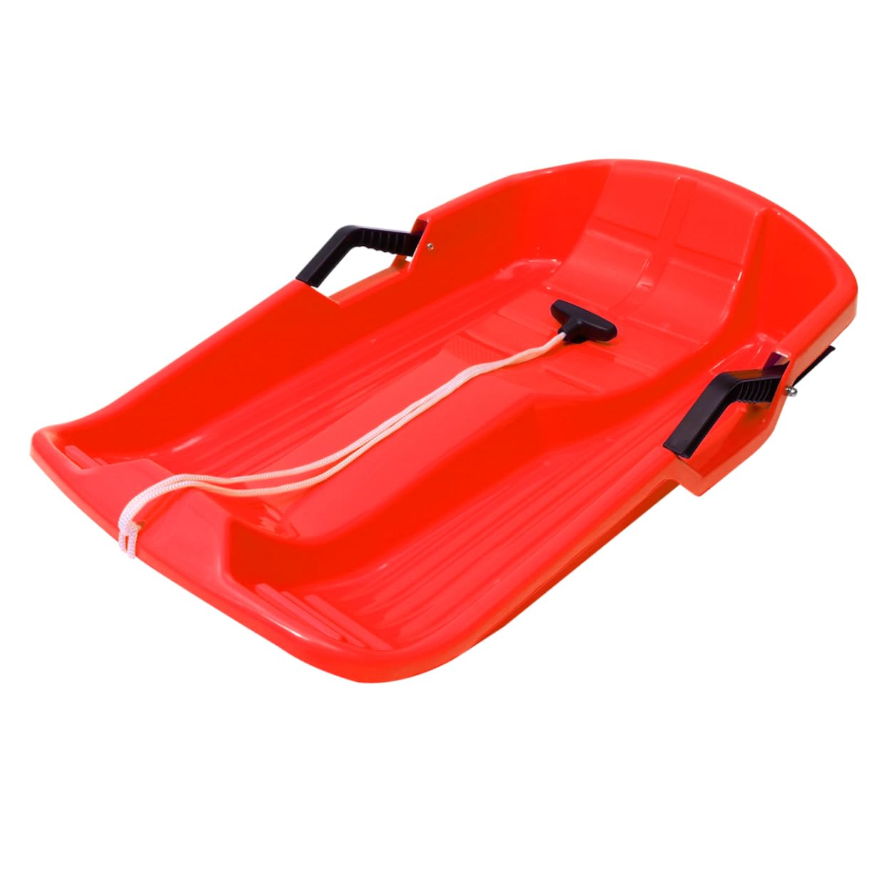 KOMBIUDA Luge à Neige Glisseur Hiver Extérieur pour Garçon Fille Et Adultes avec Poignée Antidérapante pour Glisser Librement