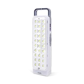 Cinefx's Plastic Rechargeable Home Emergency Light ( White )