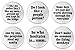 A&T Designs Set 6 Rude Gothic Punk Emo Funny Humor Life Quotes 3