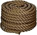 Koch 5011635 Twisted Polypropylene Rope,  1/2 by 50 Feet, Brown
